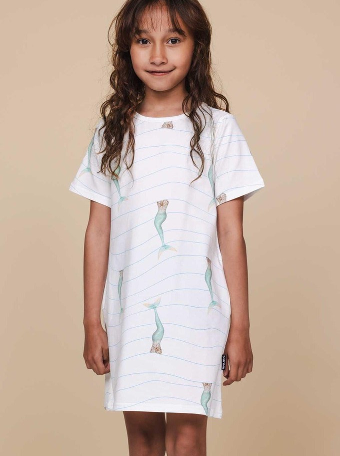 Mermaid T-shirt Dress Kids from SNURK