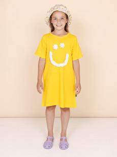Smiles Yellow Dress short sleeves Children via SNURK