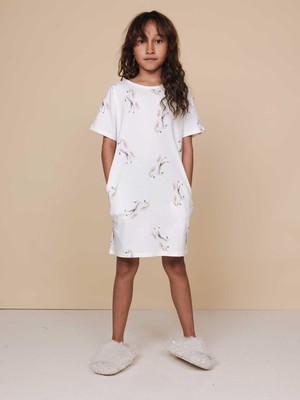 Unicorn T-shirt Dress Kids from SNURK