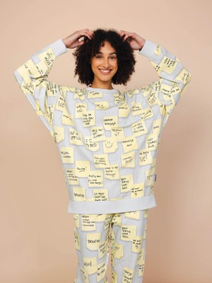 Note to Self Sweater and Pants set Unisex from SNURK