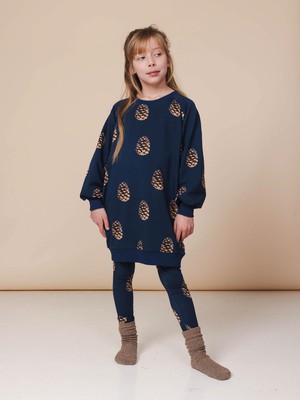 Pinecones Sweater Dress Kids from SNURK