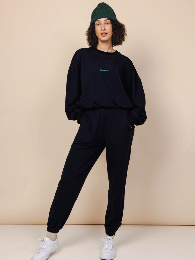 Black Sweater and Pants set Unisex from SNURK