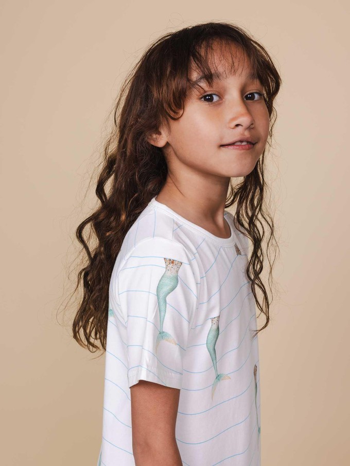 Mermaid T-shirt Dress Kids from SNURK