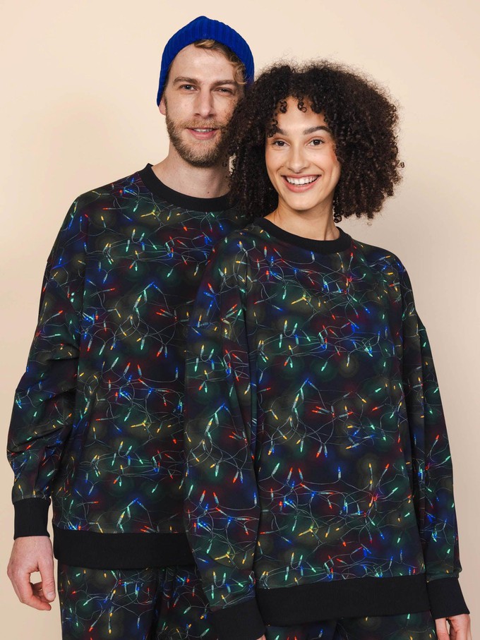 Xmas Lights Sweater and Pants set Unisex from SNURK