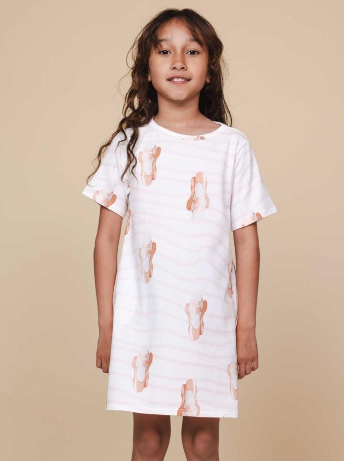 Ballerina T-shirt Dress Kids from SNURK