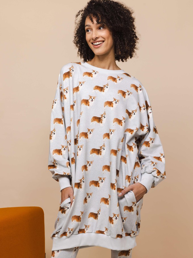 Corgi Time Sweater dress Women from SNURK