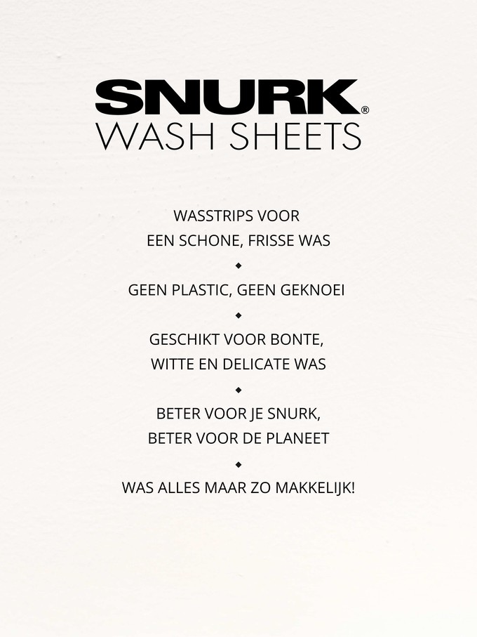 SNURK Wash Sheets from SNURK