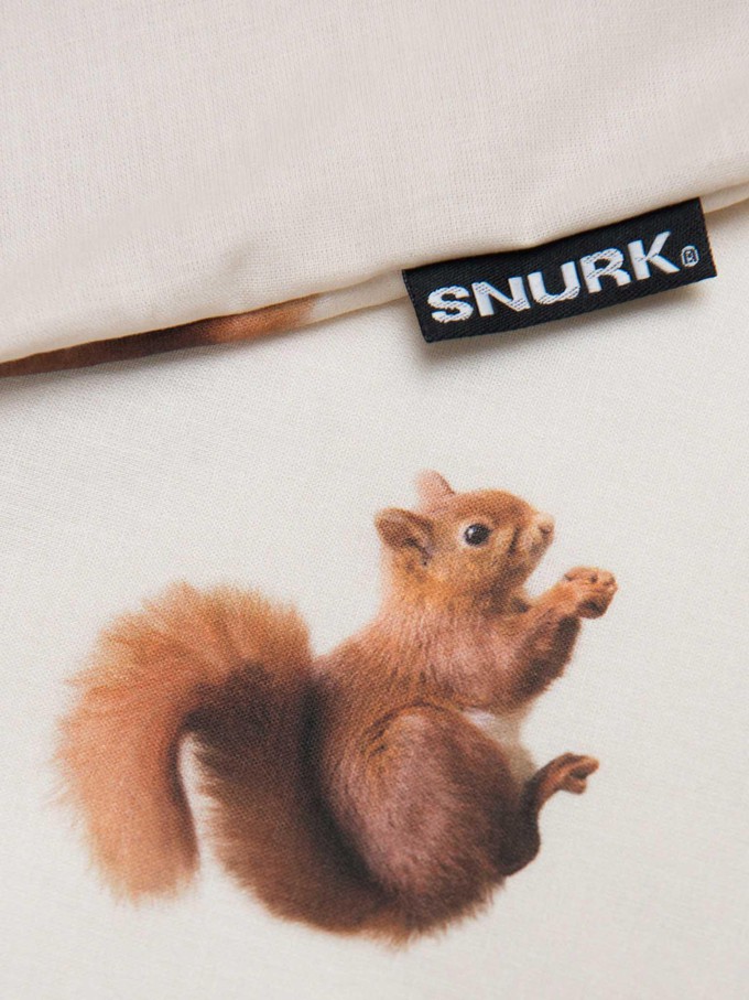 Squirrels Beige kussensloop from SNURK