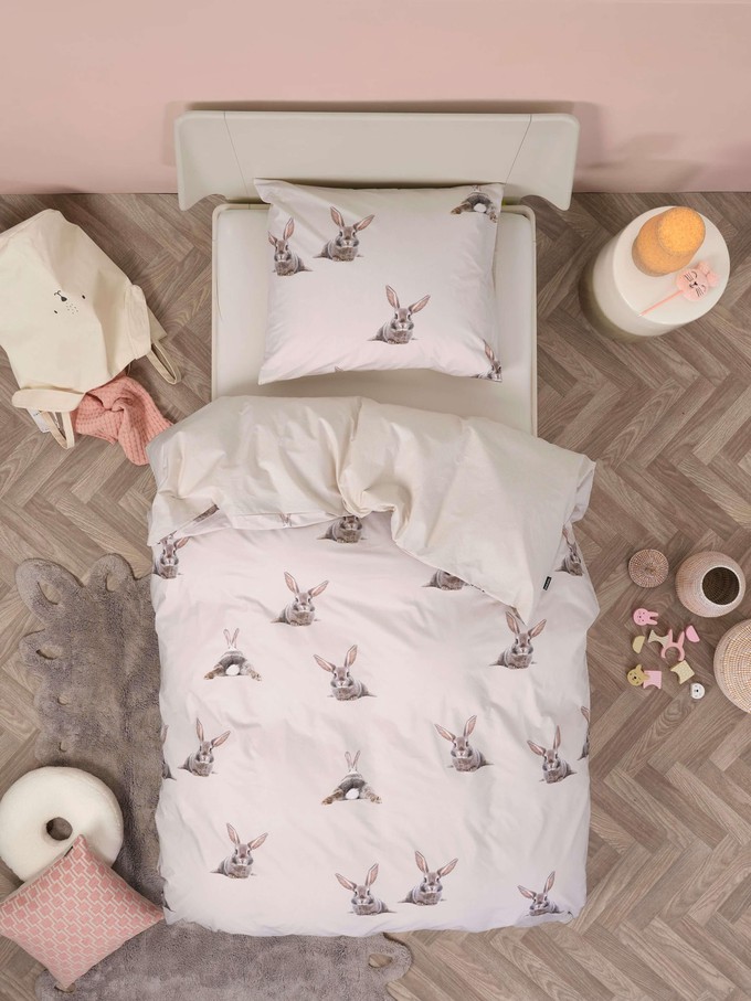 Bunny Beige pillowcase from SNURK