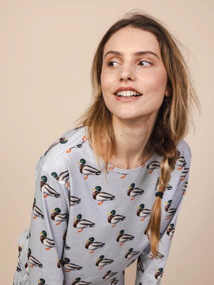 Quack! Longsleeve T-shirt and Wide Pants set Women from SNURK