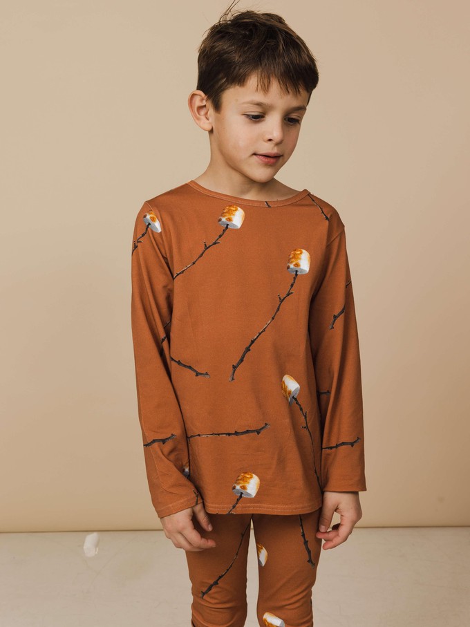 Marshmallow T-shirt long sleeve Kids from SNURK