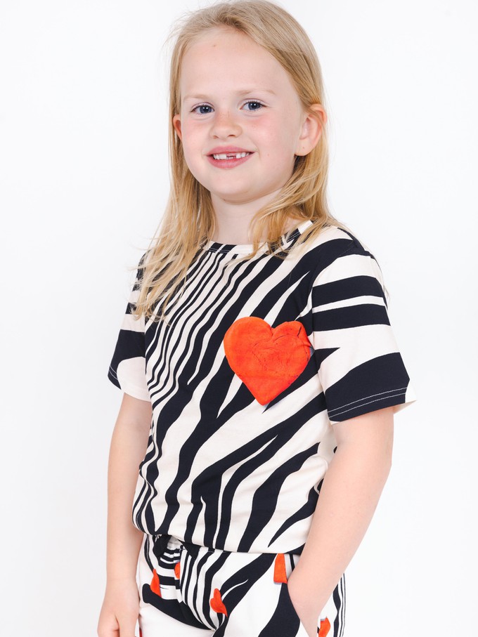 Zebra Love T-shirt Kids from SNURK