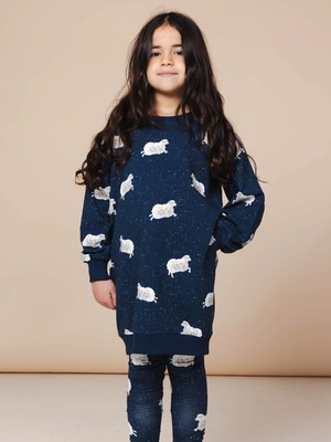 Counting Sheep Sweater Dress Kids from SNURK