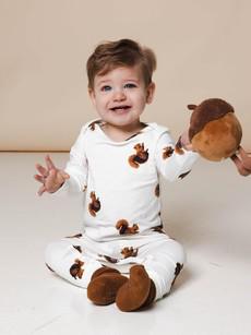 Squirrels Jumpsuit Baby via SNURK