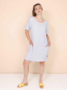 Gray Dress short sleeves Ladies via SNURK