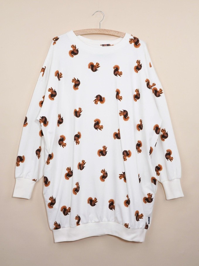 Squirrels Sweater Dress Women from SNURK