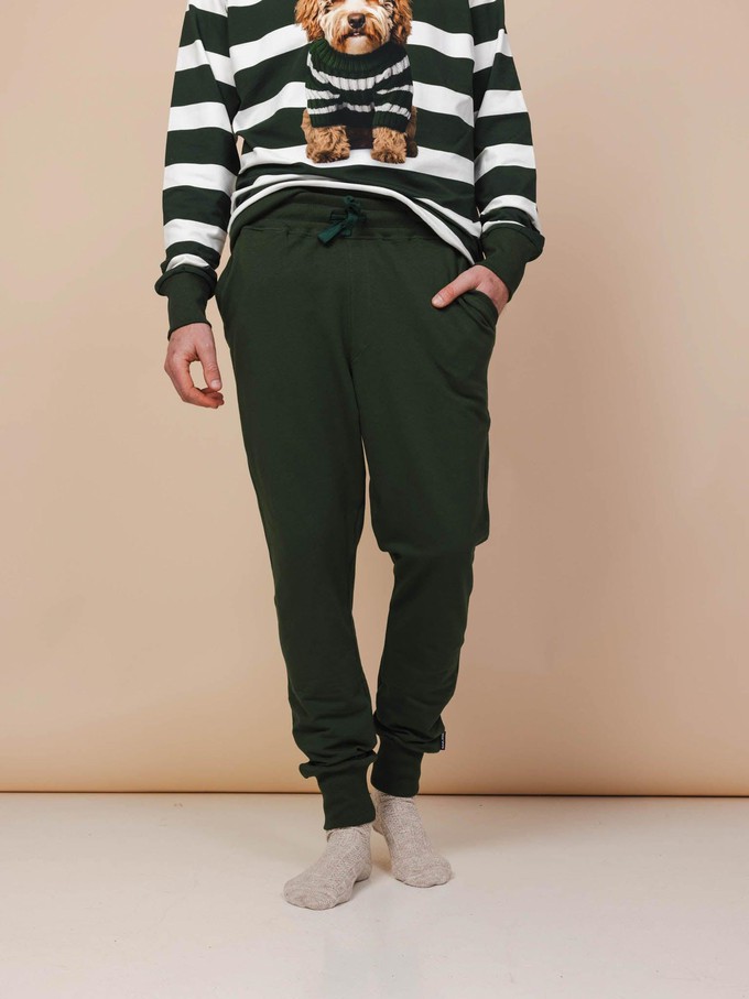 Dark Green Pants Men from SNURK