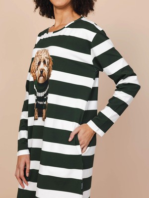 Labradoodle Longsleeve Dress Women from SNURK