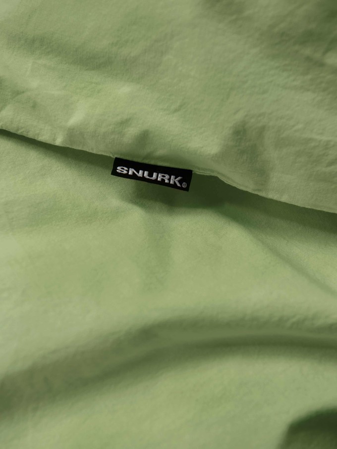 Green pillowcase from SNURK