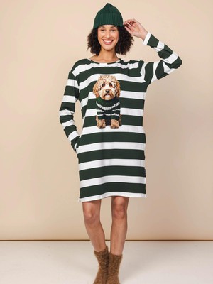 Labradoodle Longsleeve Dress Women from SNURK