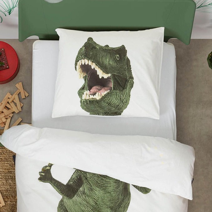 Dino pillow case 60 x 70 cm from SNURK
