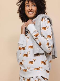 Corgi Time Sweater Women via SNURK