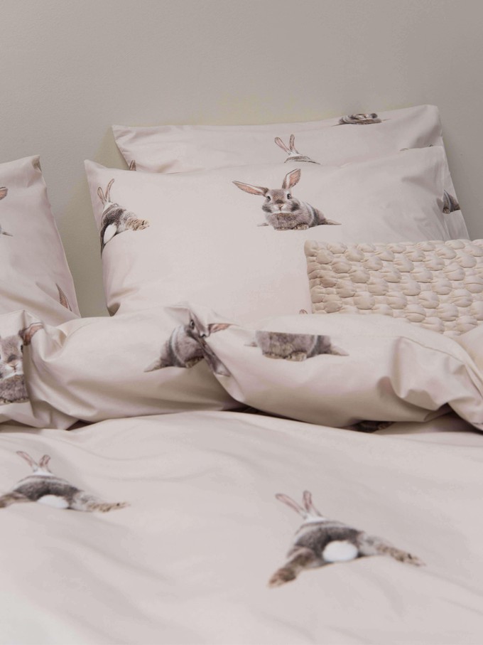 Bunny Beige pillowcase from SNURK