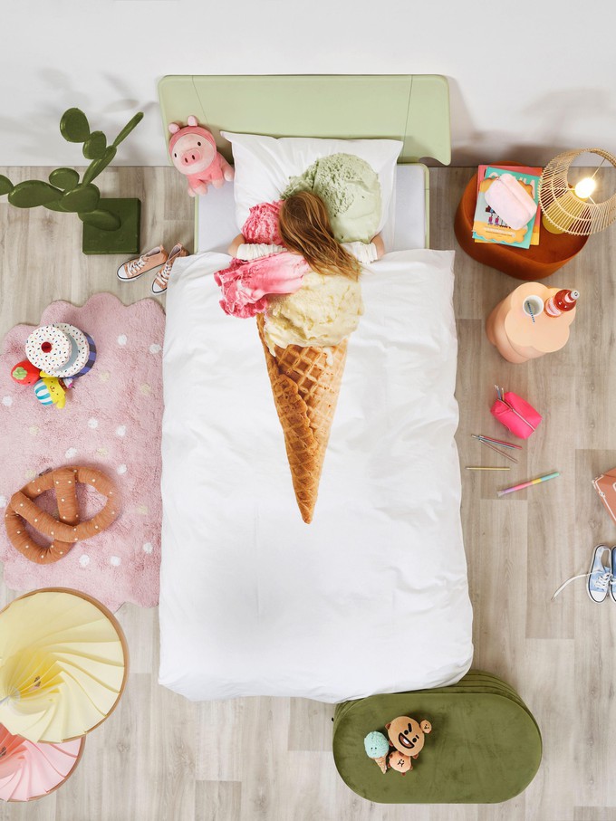 Ice Cream pillow case 60 x 70 cm from SNURK