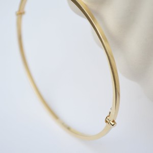 Square Bangle - 14k gold from Solitude the Label