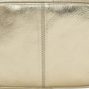 Gold Convertible Leather Crossbody Bag from Sostter