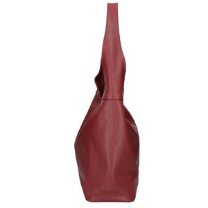 Italian Pebbled Leather Hobo Bag with Zipper Closure from Sostter