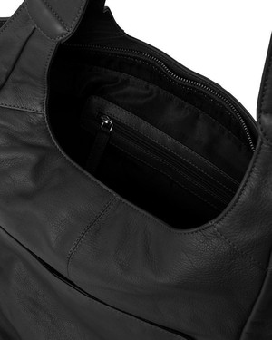 Black Large Pocket Tote Shoulder Bag from Sostter