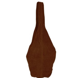 Chestnut Soft Suede Hobo Shoulder Bag | Brrnb from Sostter