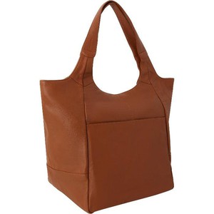 Tan Large Pocket Tote Shoulder Bag from Sostter