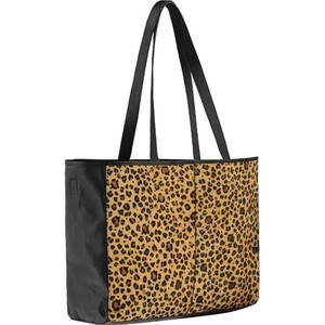 Animal Print Leather Travel Tote from Sostter