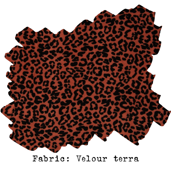 Leopard Ruffled Sweater Bio Cotton from Stephastique