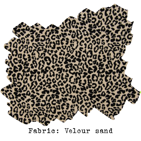 Leopard Ruffled Sweater Bio Cotton from Stephastique