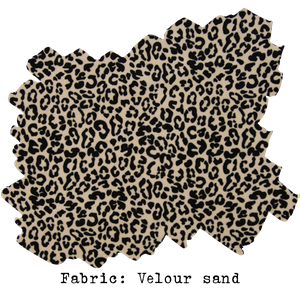 Leopard Ruffled Sweater Bio Cotton from Stephastique