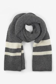 Knitted scarf with stripes via STORY OF MINE