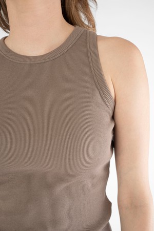 Tank top made of organic cotton, light brown from STORY OF MINE