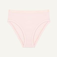 Organic Cotton Mid-Rise Bikini in Quartz via Subset