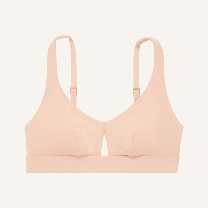 SALE Knickey Keyhole Bralette in Peach from Subset