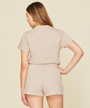 Organic Cotton Soft Short in Stone from Subset