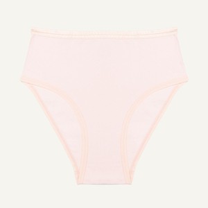 Organic Cotton High-Rise Brief in Quartz from Subset