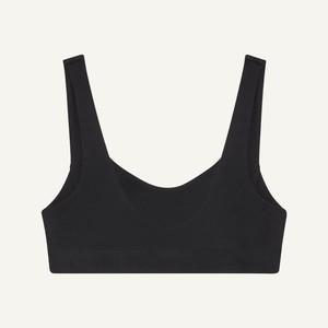 Organic Cotton Scoop Bralette in Carbon from Subset