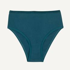 Organic Cotton High-Rise Brief in Meridian via Subset