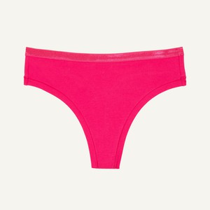 Organic Cotton Mid-Rise Thong in Aurora from Subset