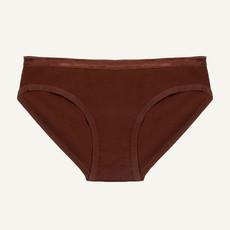 Organic Cotton Low-Rise Brief in Cacao via Subset