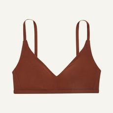 SALE Knickey Triangle Bralette in Cacao via Subset