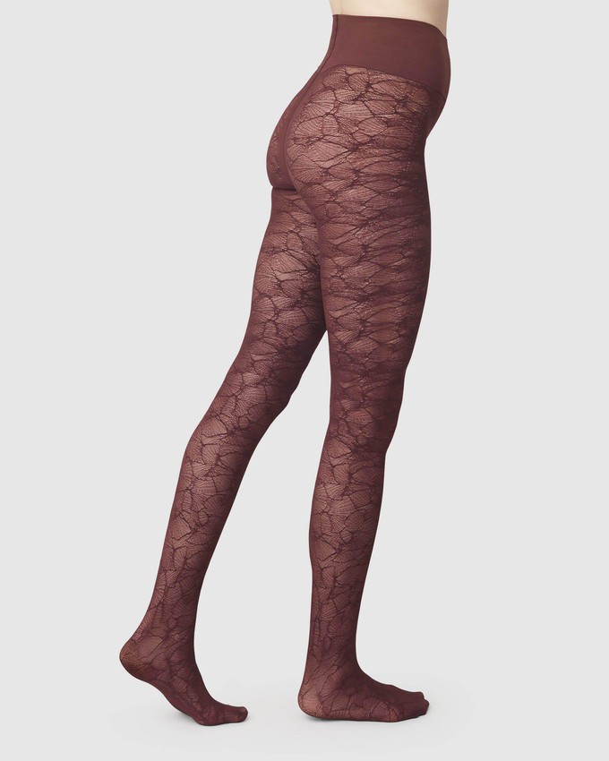 Alba Ginkgo Tights from Swedish Stockings